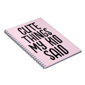 SCHATTIGE DINGEN DIE MIJN KIND ZEI NOTITIEBOEK (Rechterzijde)