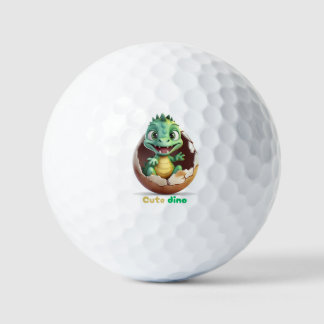 schattige dino golfballen