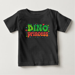 Schattige Dino Prinses Cartoon Aardige Dinosauru
