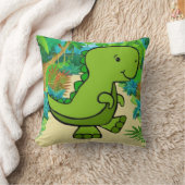 Schattige dinokussen kussen (Deken)