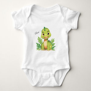 Schattige dinosaurus wilde jungle dierentuin verja romper