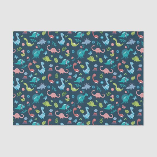 schattige dinosauruspartij tissuepapier (Voorkant)