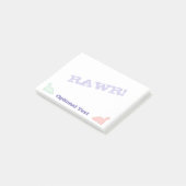 Schattige dinosaurussen pastel kleurig post-it® notes (Schuin)