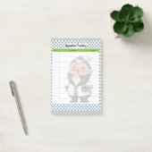 Schattige Doctor Gnome Theme Symptom Tracker Post-it® Notes (Kantoor)
