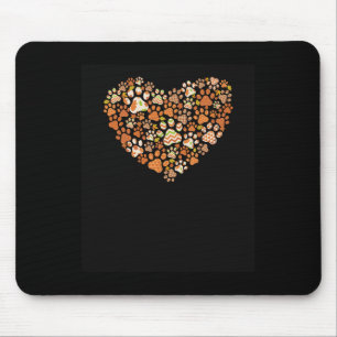 Schattige-dog-cat-paw-print-pompoen-herfstblad-her Muismat