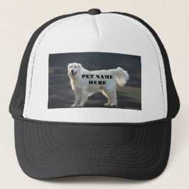 Schattige Dog Standing Afbeelding met Pet Name Tex