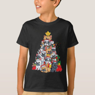 Schattige Dogs Lovers Happy Christmas Funny Dog Ma T-shirt
