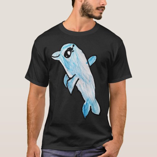Schattige dolfijn t-shirt (Voorkant)