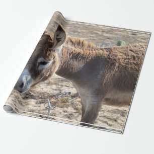 Schattige Donkey Cadeaupapier