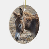 Schattige Donkey Keramisch Ornament (Rechts)