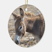 Schattige Donkey Keramisch Ornament (Links)