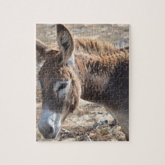 Schattige Donkey Legpuzzel (Verticaal)