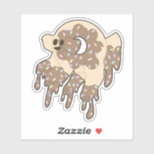 Schattige Donut Dog Sticker (Vel)
