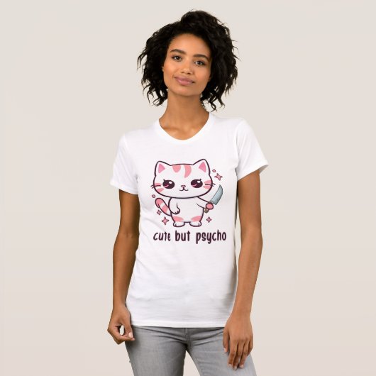 Schattige door Psycho T-shirt (Voorkant volledig)