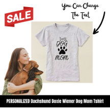 Schattige Doxie Dog Mom Paw