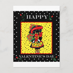 Schattige Doxie Valentijn Feestdagenkaart