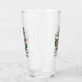 Schattige Draak die Bier Drinkt Glas (Links)