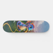 Schattige Draak Skateboard (Horizontaal)