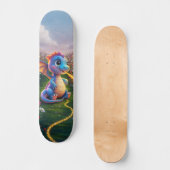 Schattige Draak Skateboard (Voorkant)