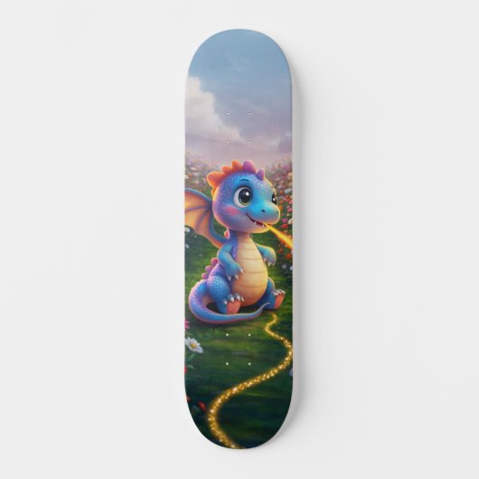 Schattige Draak Skateboard (Voorkant)