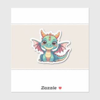 Schattige draak Sticker