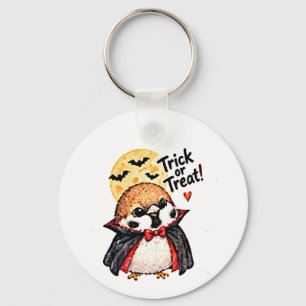 Schattige Dracula Halloween Mus Chibi Manga Anime Sleutelhanger
