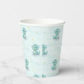 Schattige Dragon Baby shower Papieren Bekers (Rechts)