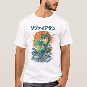 Schattige Draken Lentereiter Grappig Ontwerp T-shirt