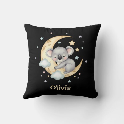 Schattige Dreamy Koala-Sierkussen Kussen (Achterkant)