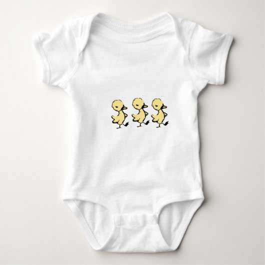 Schattige Drie Kleine Eendjes Romper (Voorkant)