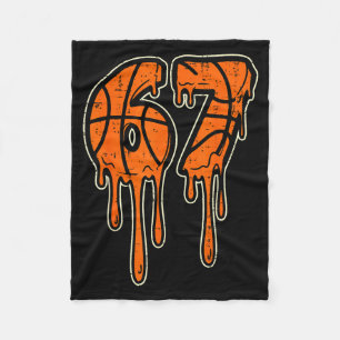 Schattige Drip Seven Six Basketbal 7 6 Alpha Gen Fleece Deken