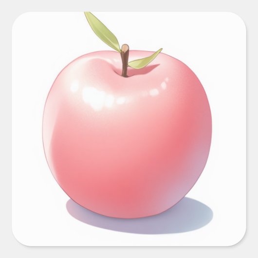 Schattige dromerig ontwerp vierkante sticker (Voorkant)