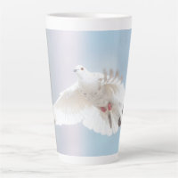 Schattige Duif Witte Duif Liefde & Vrede Symbool V