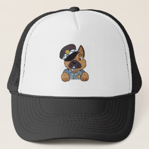 Schattige Duitse Herdershond Politie Puppy Trucker Pet