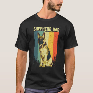 Schattige Duitse Herdersvader Voor Mannen Vader Ho T-shirt