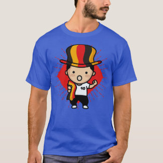 Schattige Duitsland Fan Duitse Kawaii Schattigee S T-shirt