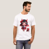 Schattige duivelspop t-shirt (Voorkant volledig)