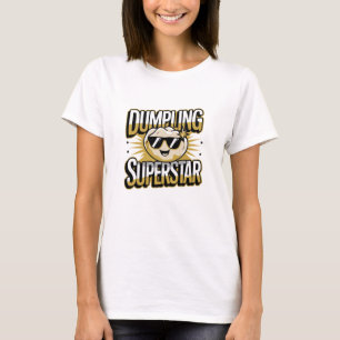 Schattige Dumpling Graphics voor voedselliefhebber T-shirt