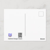 Schattige edelherten DIY Briefkaart (Achterkant)