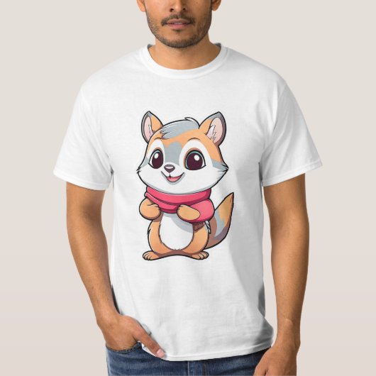 Schattige eekhoorn t-shirt (Voorkant)