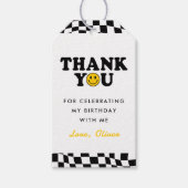 Schattige Een Gelukkig Dude Jongen 1e Verjaardag D Cadeaulabel (Voorkant)