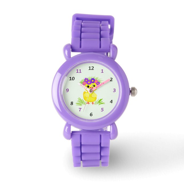 Schattige eendje horloge (Voorkant)
