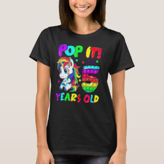 Schattige Eenhoorn Fidget Speelgoed Pop Het Ik Ben T-shirt