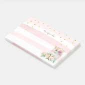 Schattige eenhoorn magisch meisje post-it® notes (Schuin)