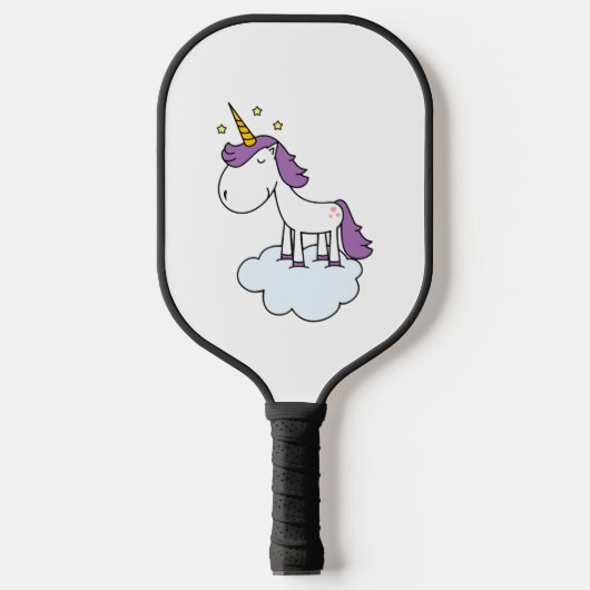 Schattige eenhoorn pickleball paddle (Voorkant)