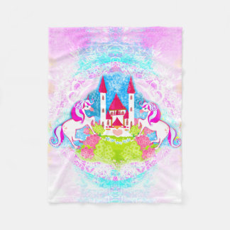 schattige eenhoorns Fleece Blanket Deken