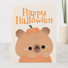 Schattige eenvoudig leuk Halloween feest Bedankkaart