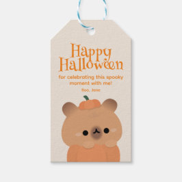 Schattige eenvoudig leuk Halloween feest Cadeaulabel