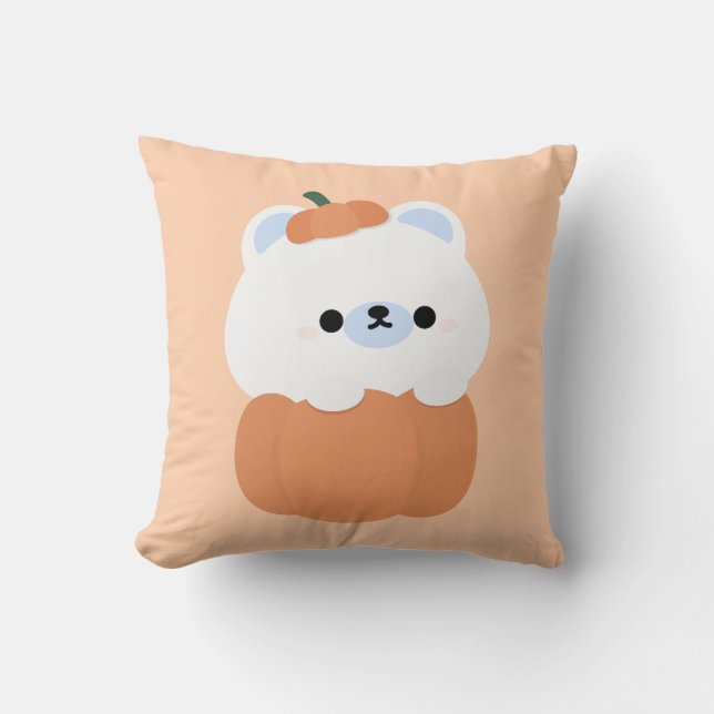 Schattige eenvoudig leuk Halloween feest Kussen (Voorkant)