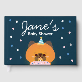 Schattige eenvoudig leuk verjaardagsfeestje gastenboek